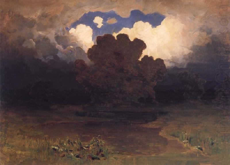 The Lake in the forest-Cloud, Arkhip Ivanovich Kuindzhi